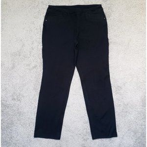 Chico's So Slimming Women's Size 0.5 Short Mid Rise 3 Pocket Black Pull-On Jeans